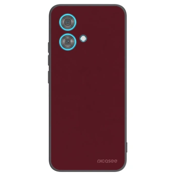Picasee silikonový černý obal pro Motorola Edge 40 Neo - Burgundy red
