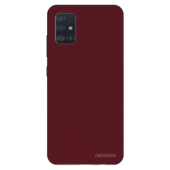 Picasee Fashion Case pro Samsung Galaxy A51 A515F - Burgundy red