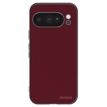 Picasee silikonový černý obal pro Google Pixel 10 Pro - Burgundy red