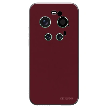 Picasee silikonový černý obal pro Xiaomi 17 Ultra - Burgundy red