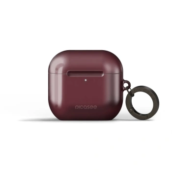 Obal pro Apple AirPods 4 - Burgundy red