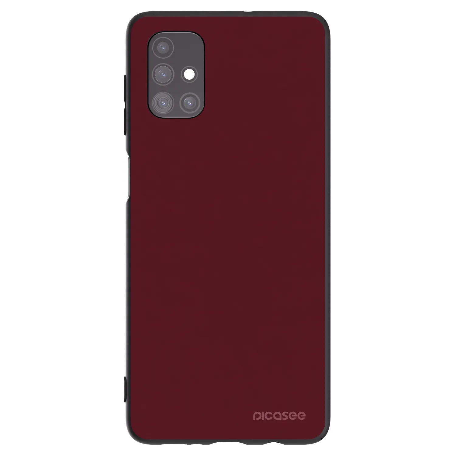 Picasee silikonový černý obal pro Samsung Galaxy M51 M515F - Burgundy red