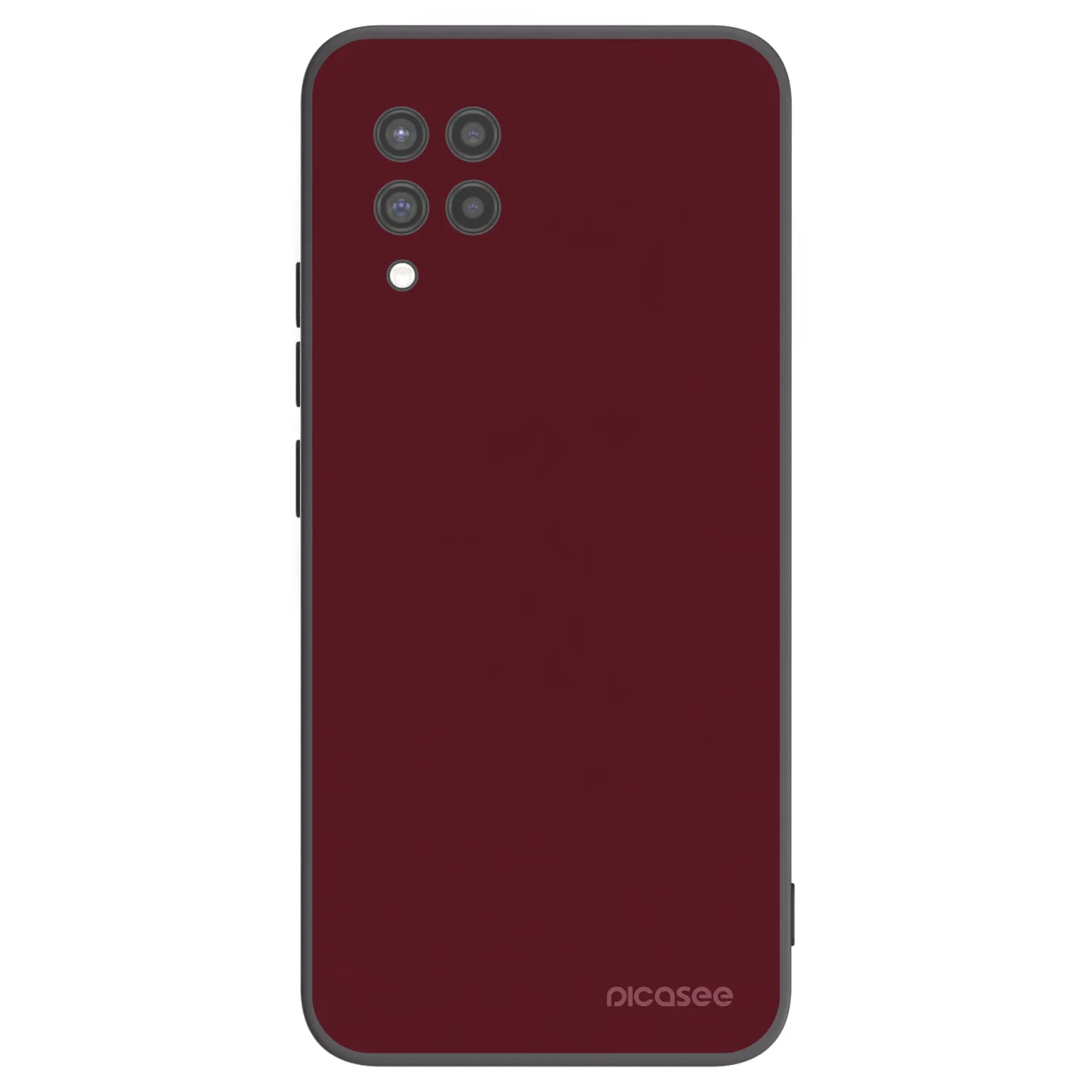 Picasee silikonový černý obal pro Samsung Galaxy A42 A426B - Burgundy red