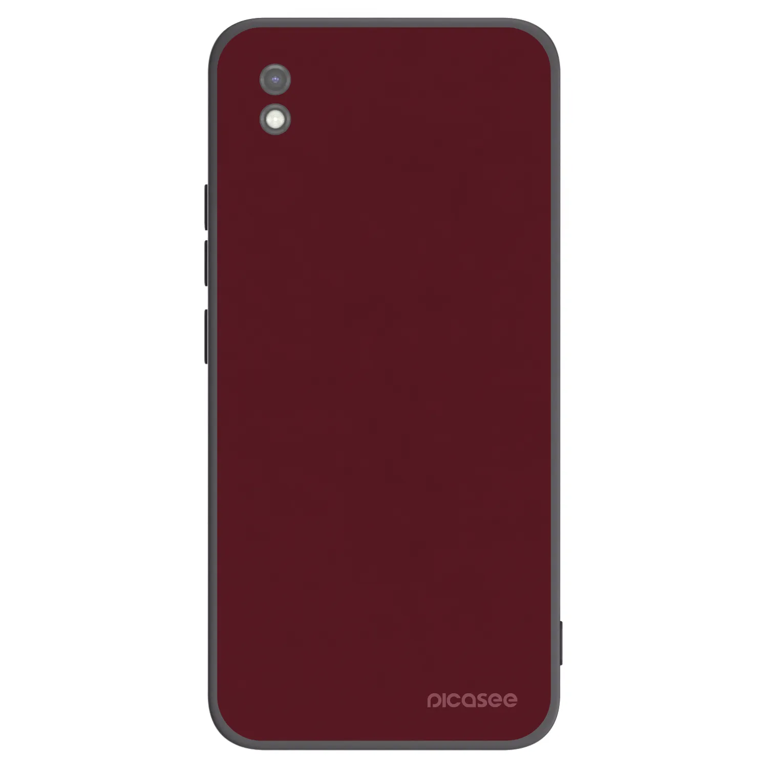 Picasee silikonový černý obal pro Xiaomi Redmi 9AT - Burgundy red