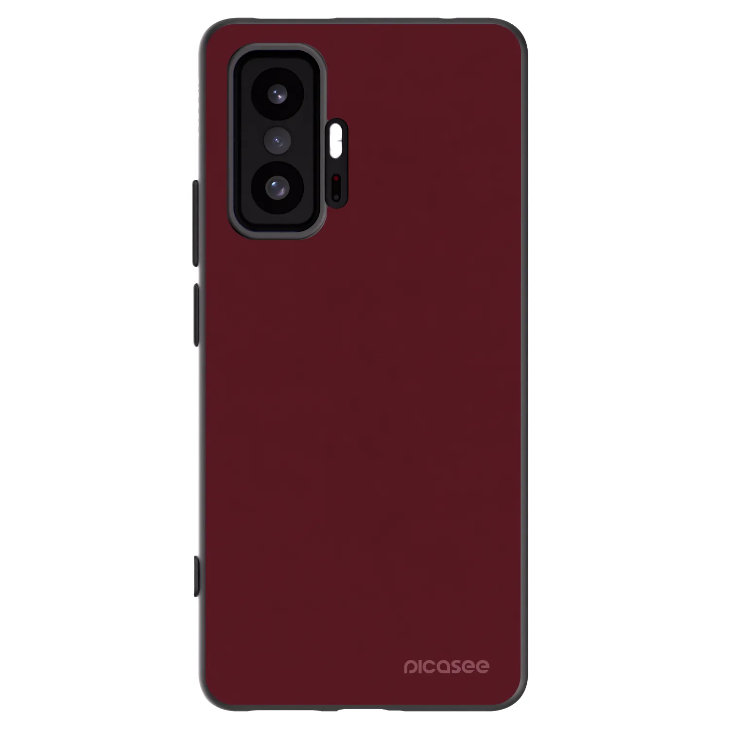 Picasee silikonový černý obal pro Xiaomi 11T - Burgundy red