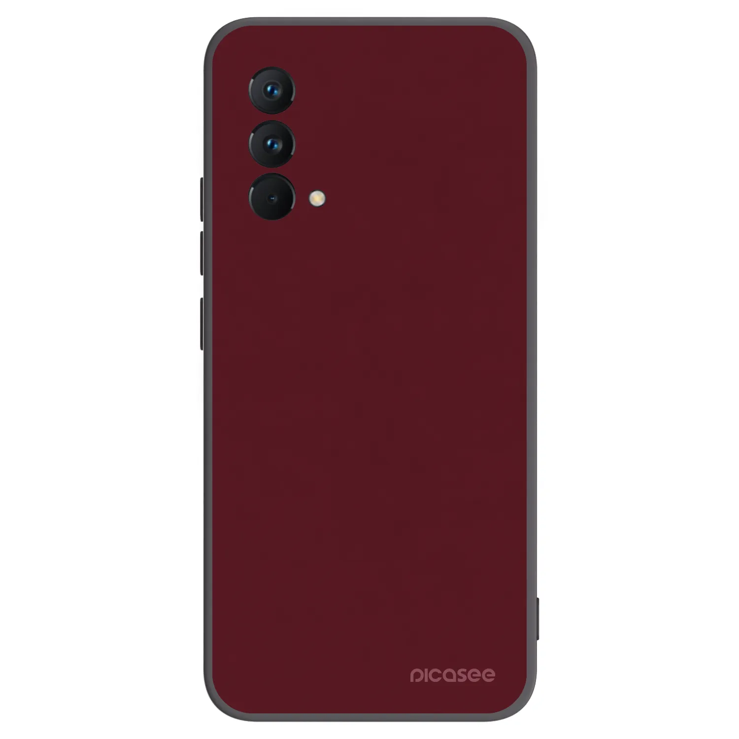Picasee silikonový černý obal pro Realme GT Master Edition 5G - Burgundy red