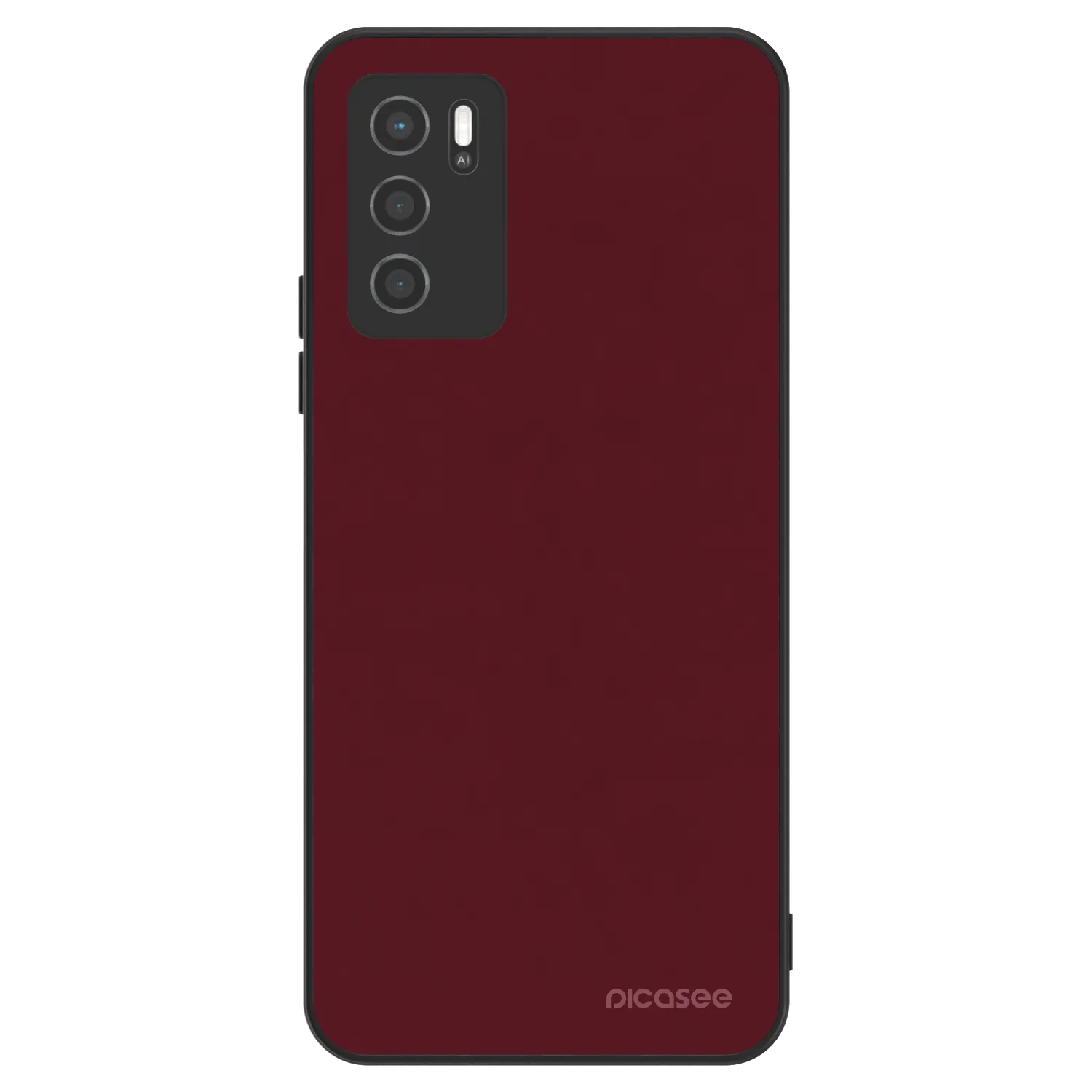 Picasee ULTIMATE CASE pro OPPO A16 - Burgundy red