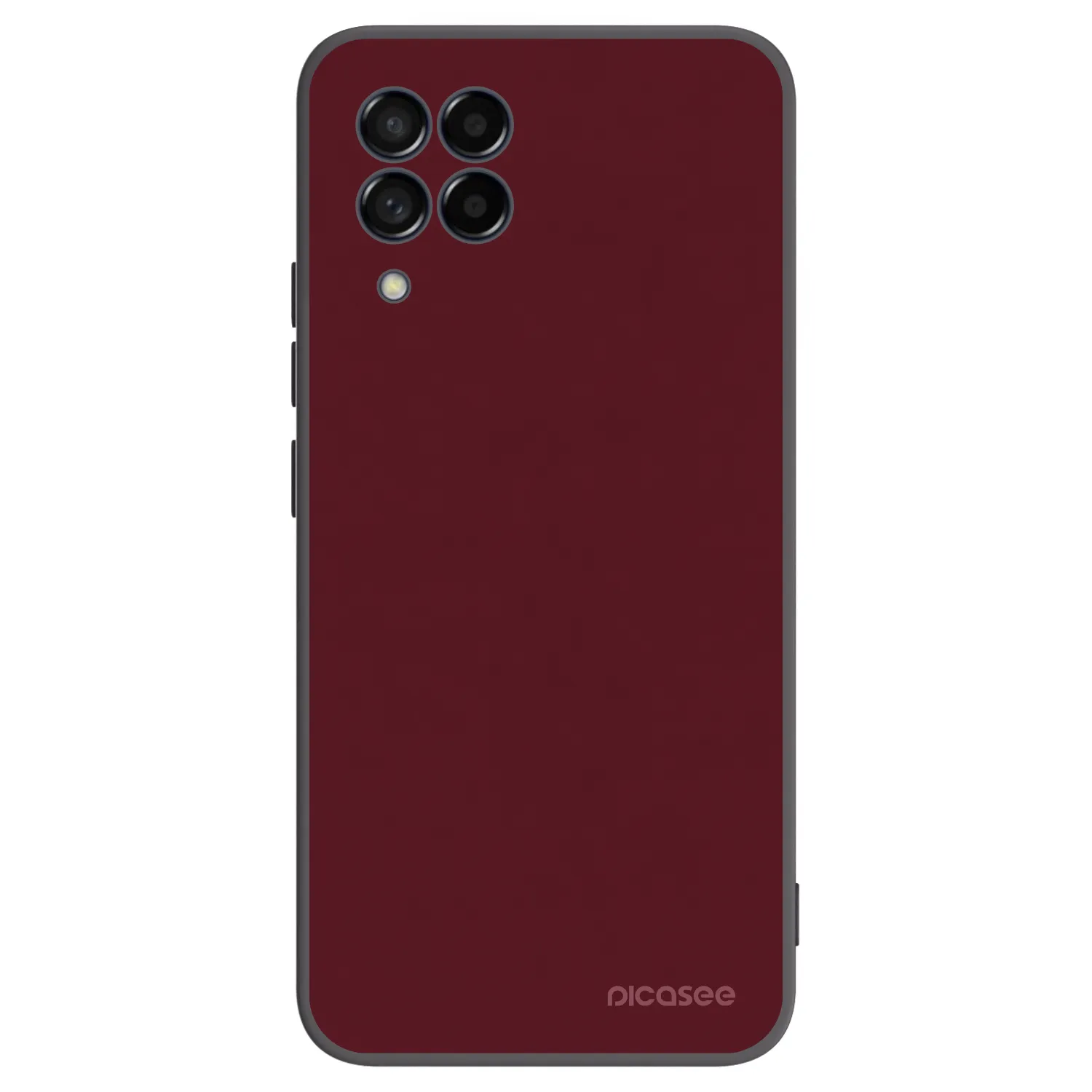 Picasee silikonový černý obal pro Samsung Galaxy M53 5G - Burgundy red