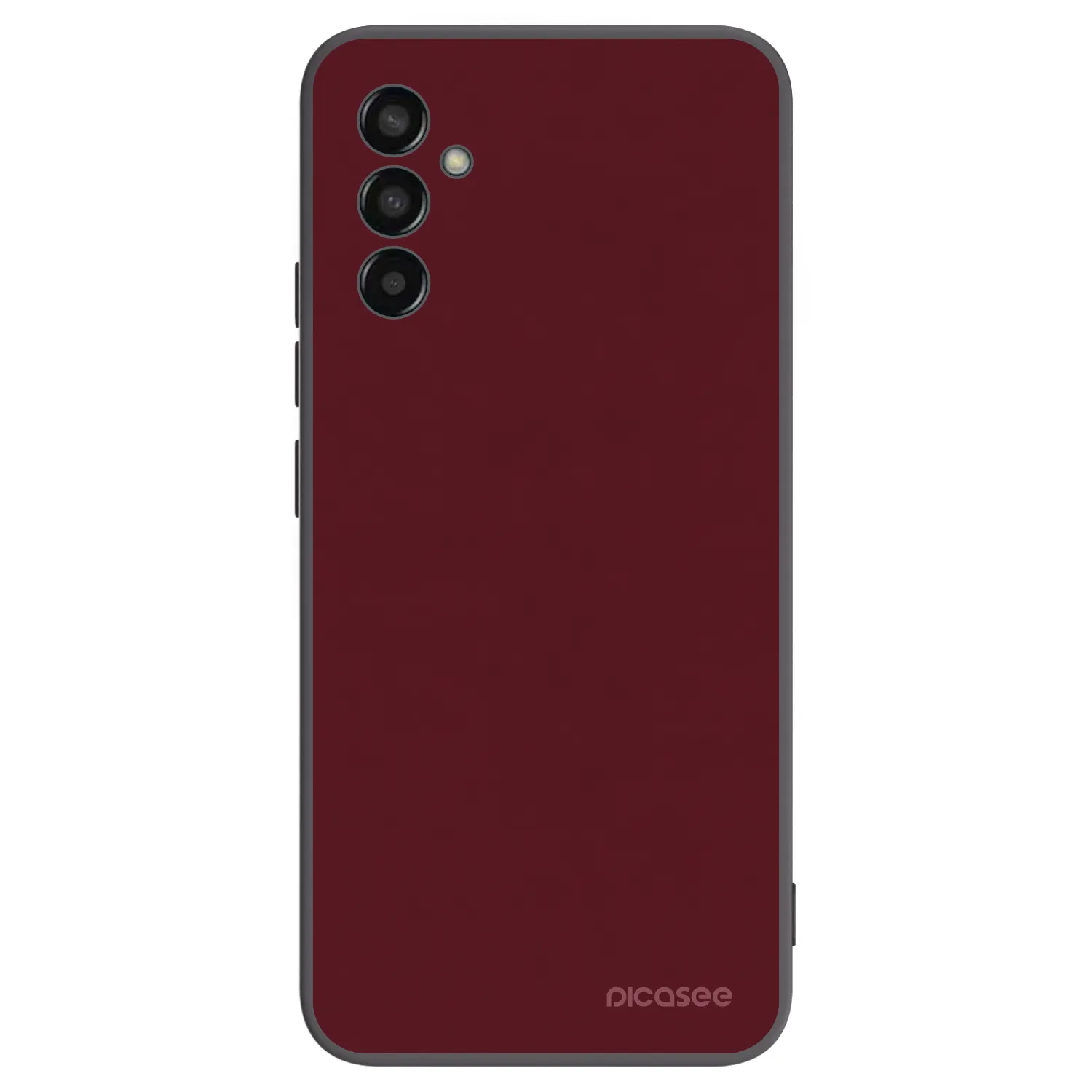 Picasee silikonový černý obal pro Samsung Galaxy M13 M135F - Burgundy red