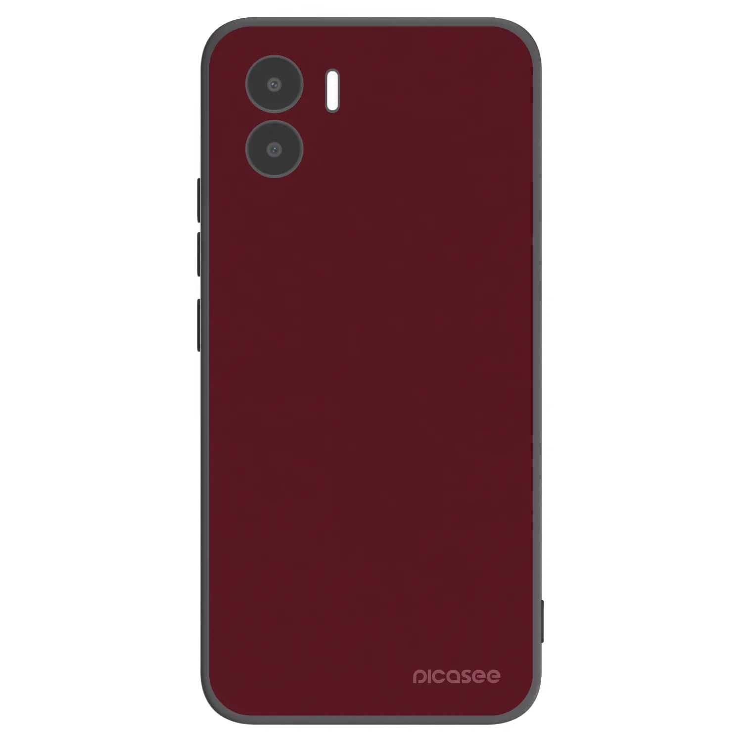 Picasee silikonový černý obal pro Xiaomi Redmi A1 - Burgundy red