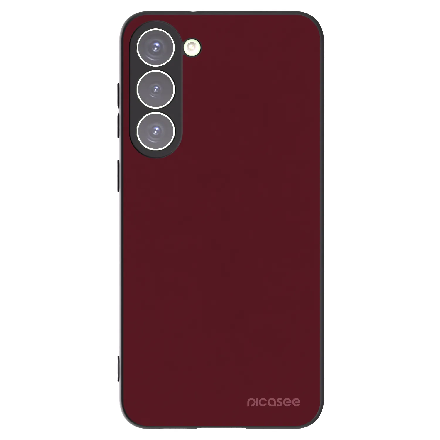 Picasee silikonový černý obal pro Samsung Galaxy S23+ 5G - Burgundy red