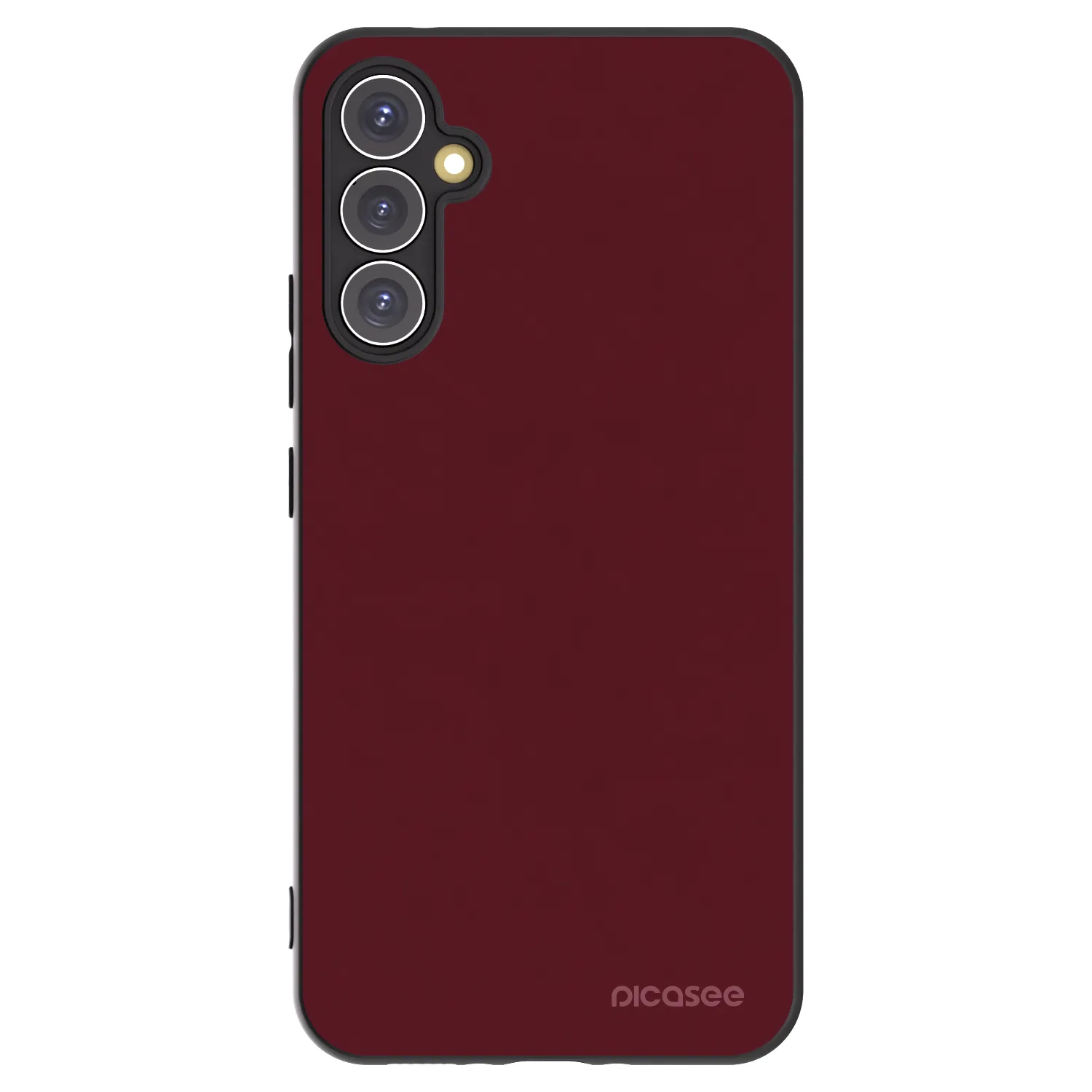 Picasee silikonový černý obal pro Samsung Galaxy A34 5G A346B - Burgundy red