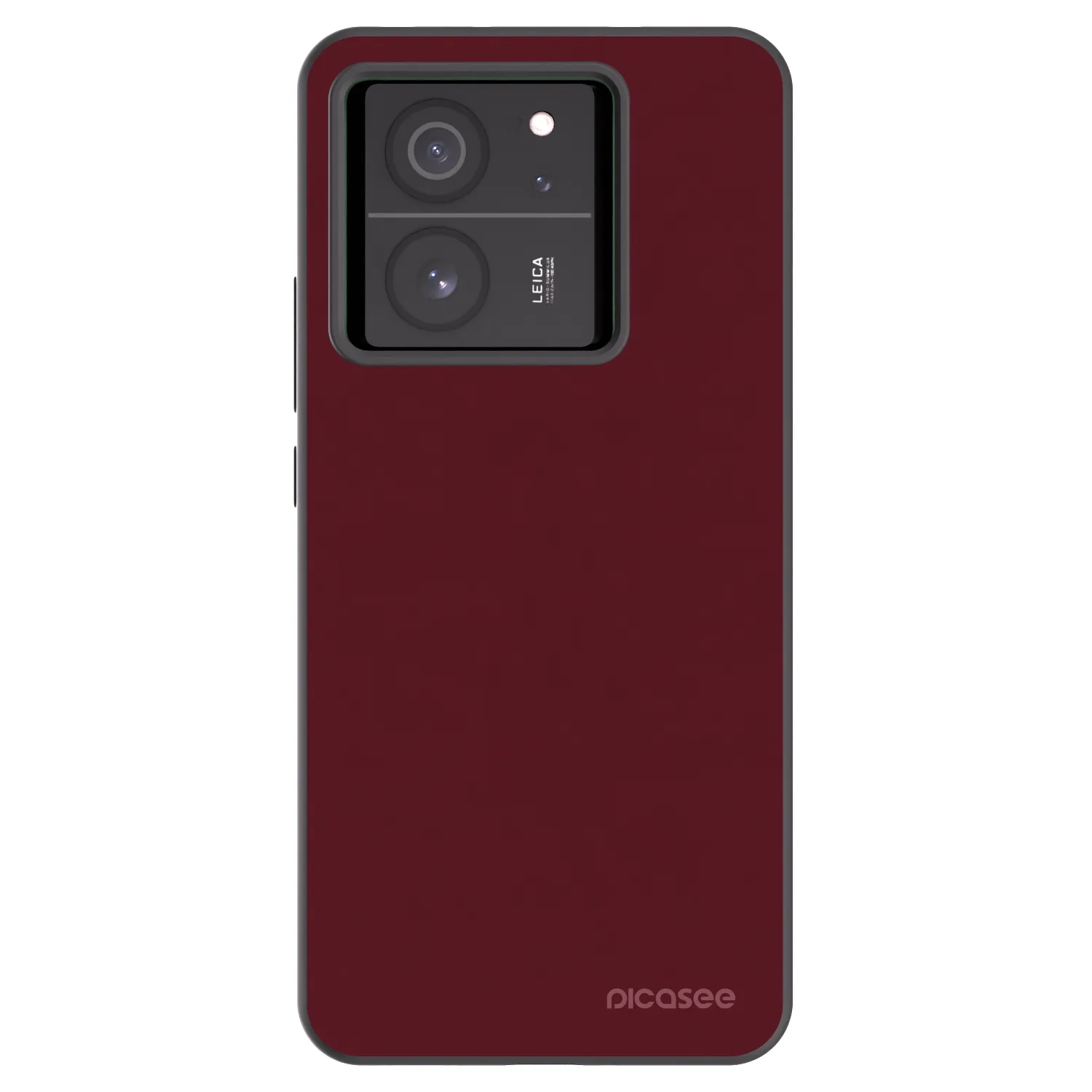Picasee silikonový černý obal pro Xiaomi 13T Pro - Burgundy red
