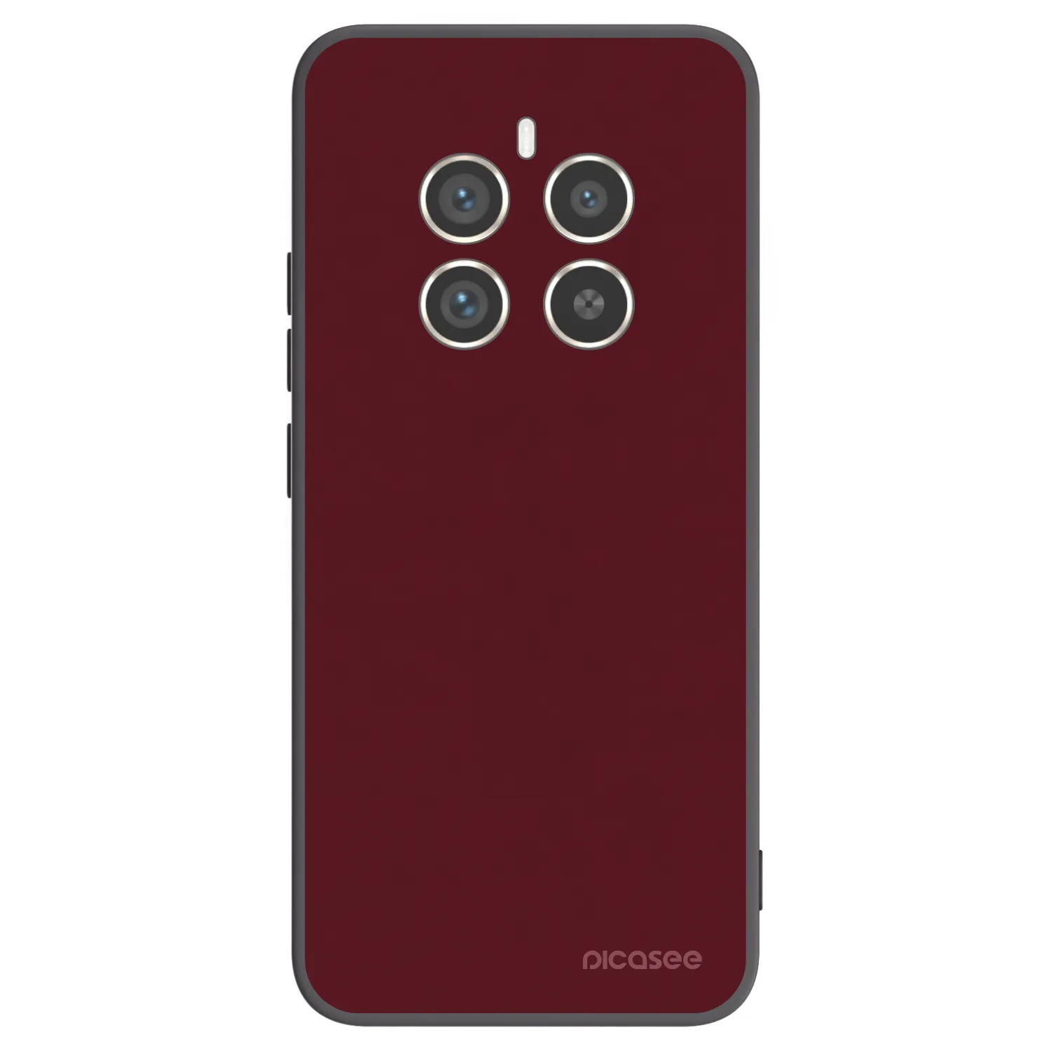Picasee silikonový černý obal pro Realme 12 Pro 5G - Burgundy red