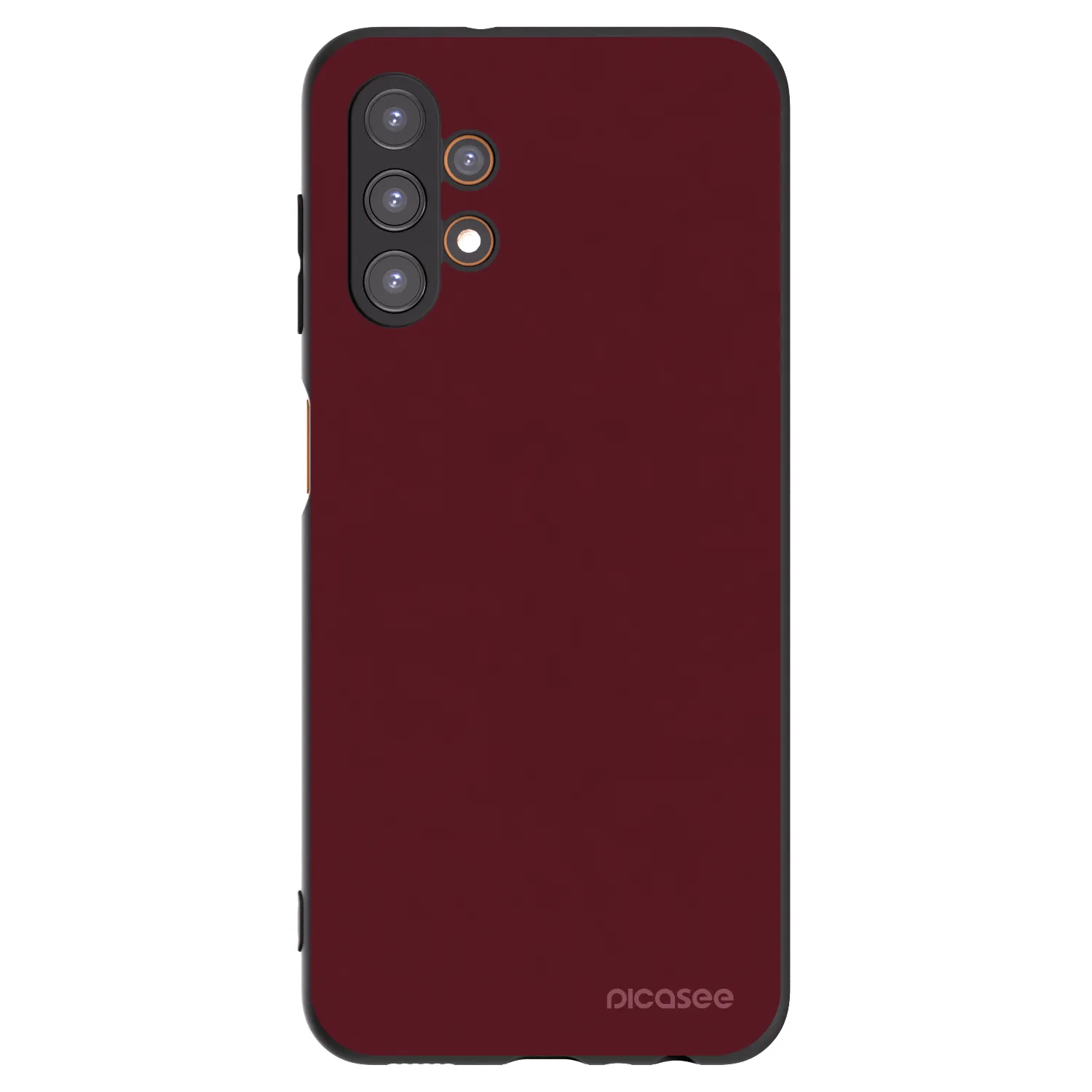 Picasee silikonový černý obal pro Samsung Galaxy A13 5G - Burgundy red