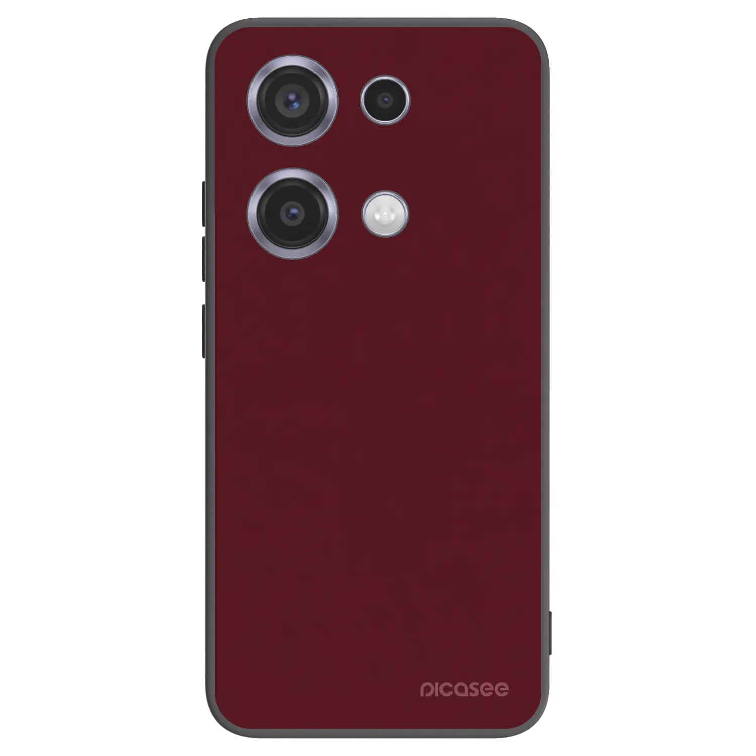 Picasee silikonový černý obal pro Xiaomi Redmi Note 14S - Burgundy red