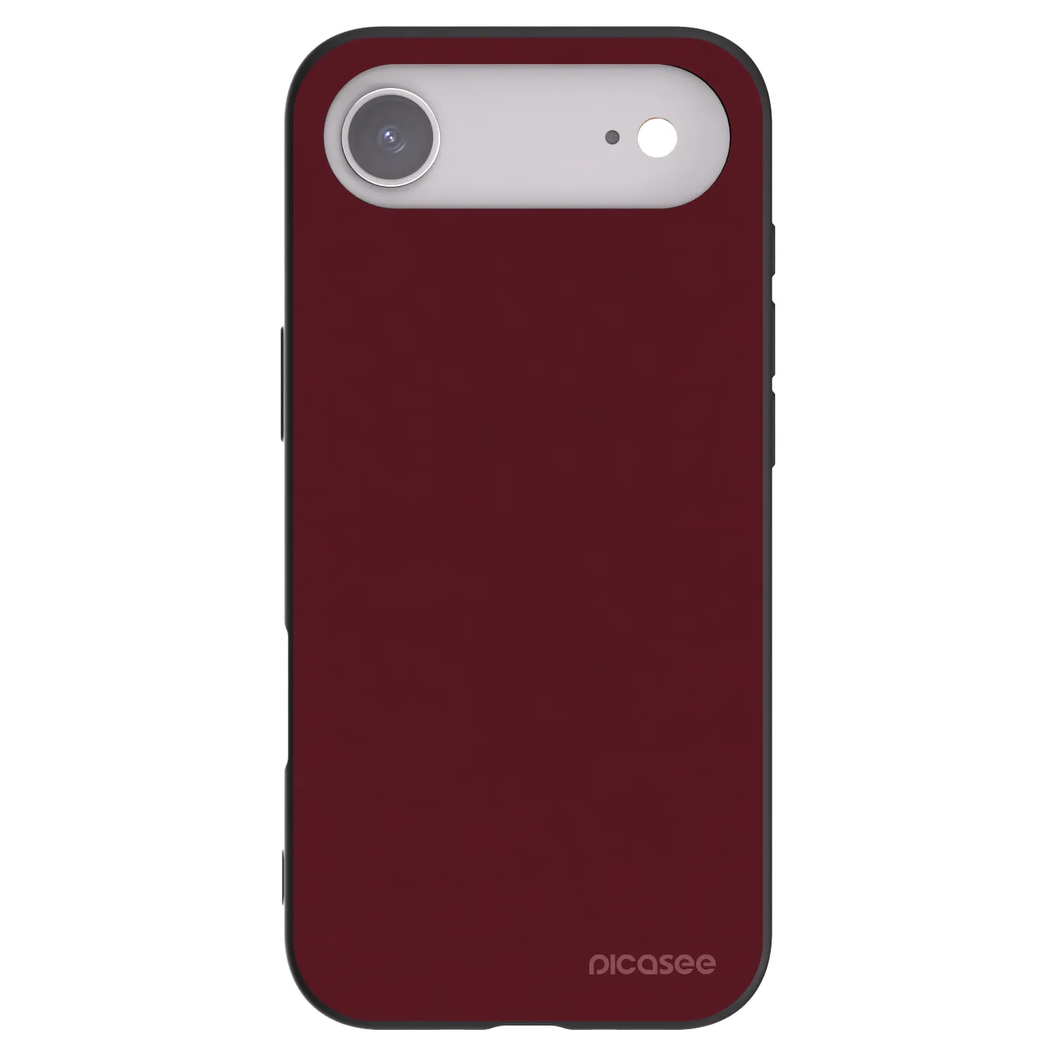 Picasee silikonový černý obal pro Apple iPhone Air - Burgundy red
