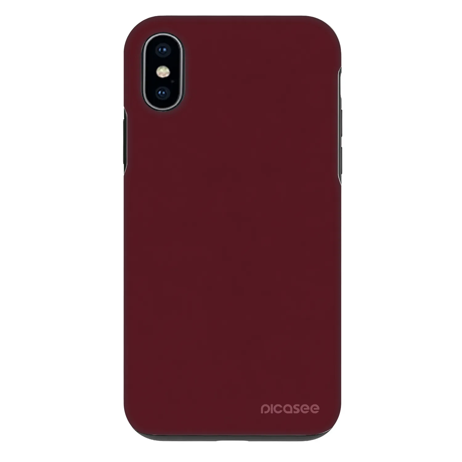 Picasee Fashion Case pro Apple iPhone X/XS - Burgundy red