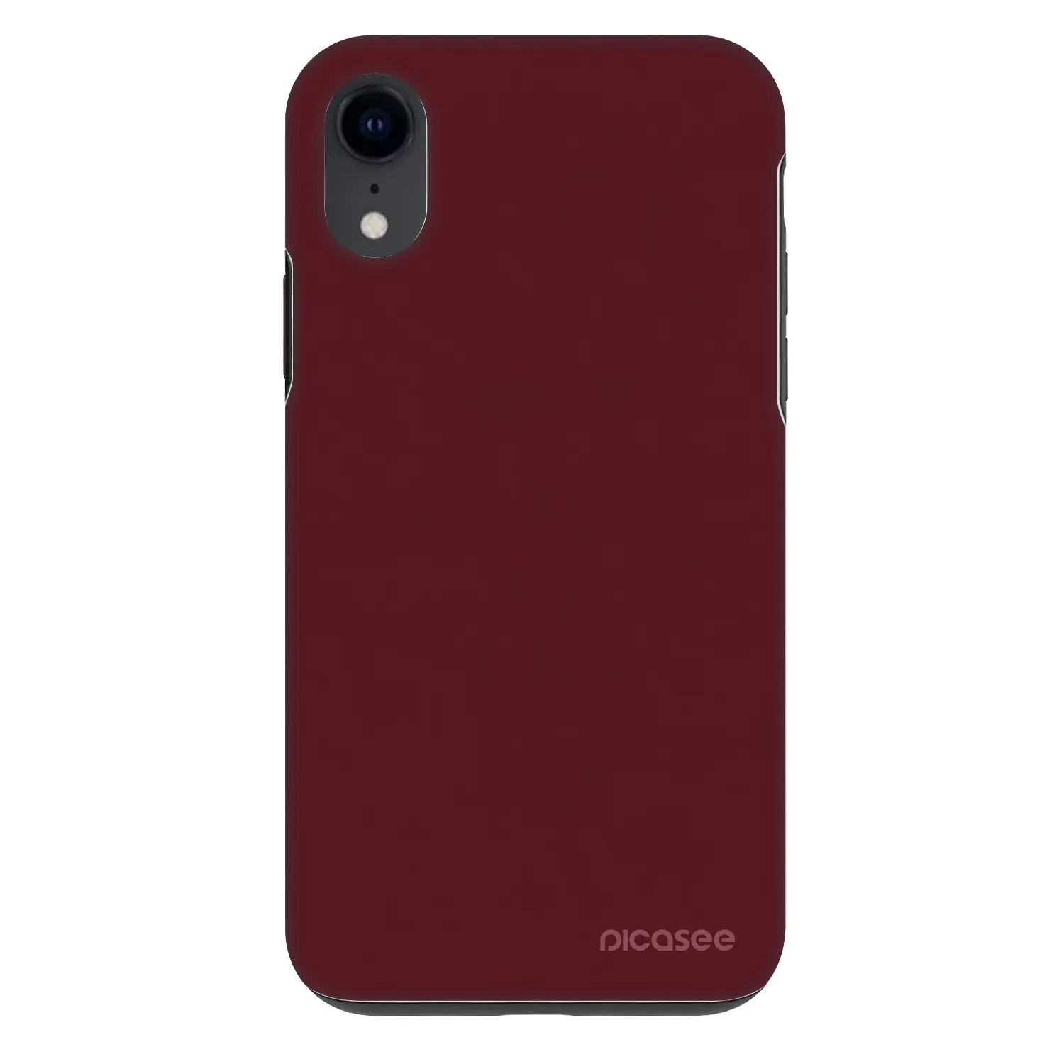 Picasee Fashion Case pro Apple iPhone XR - Burgundy red