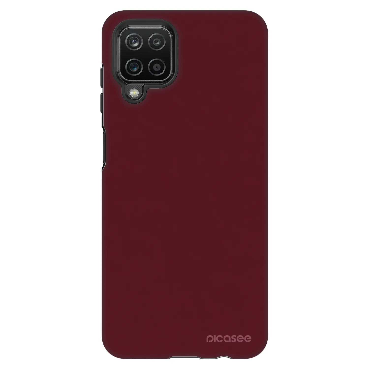 Picasee Fashion Case pro Samsung Galaxy A12 A125F - Burgundy red