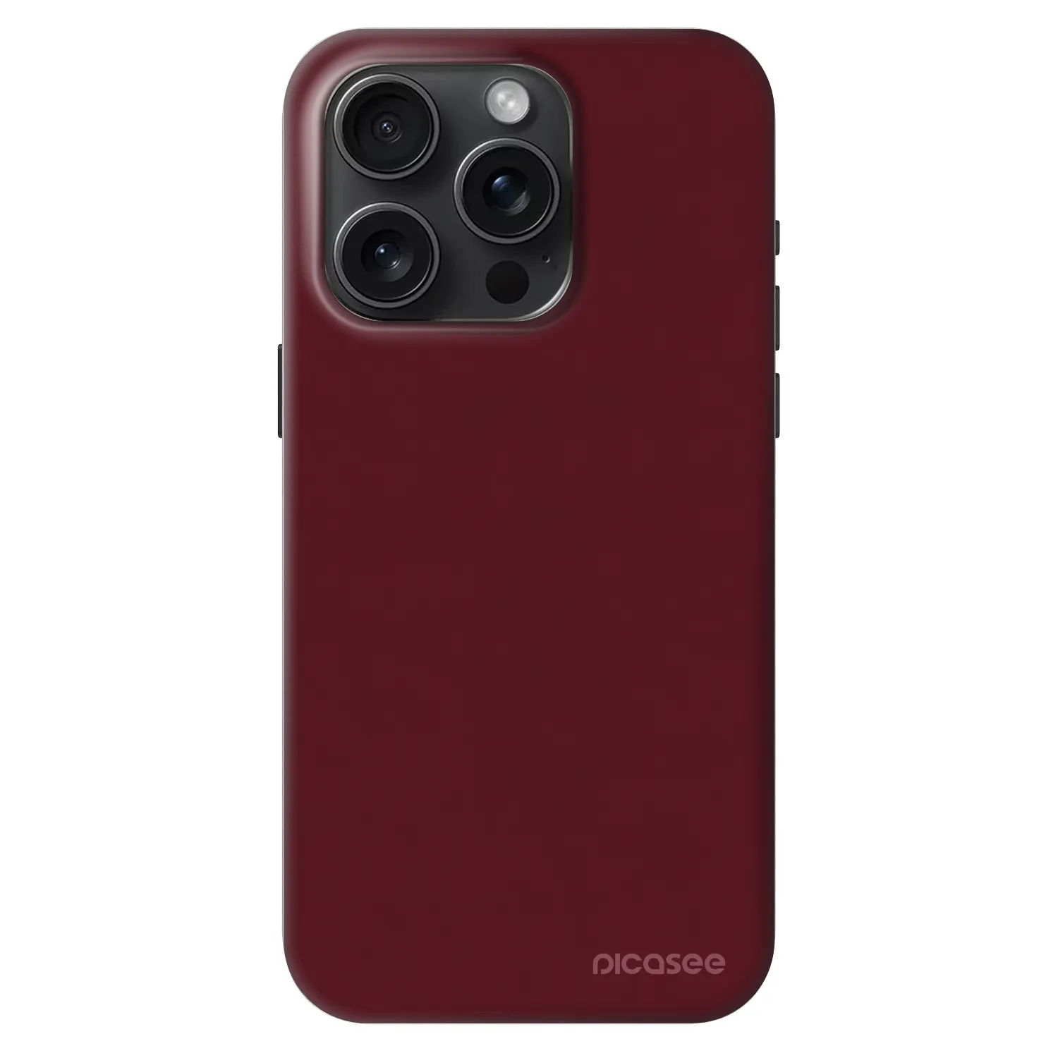 Picasee Fashion Case MagSafe Apple iPhone 15 Pro - Burgundy red