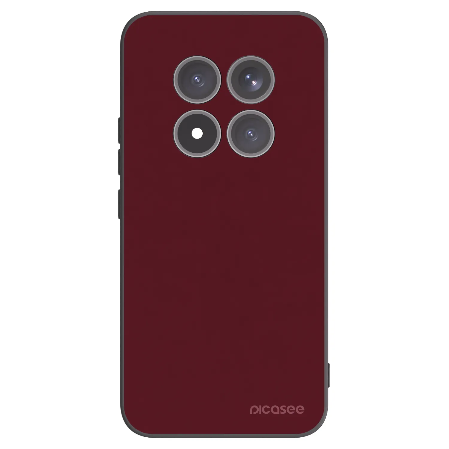 Picasee silikonový černý obal pro Xiaomi Redmi Note 15 Pro+ - Burgundy red