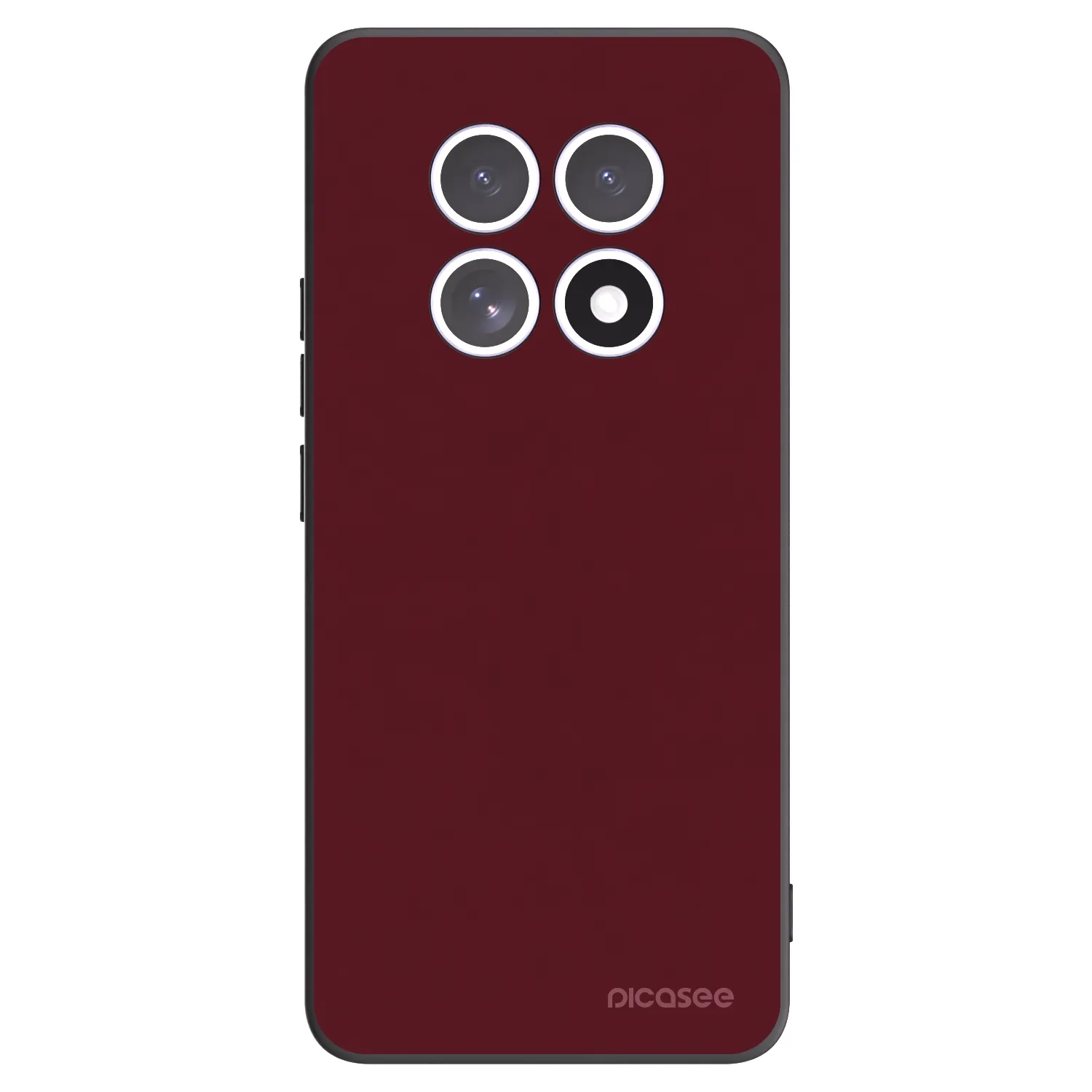 Picasee silikonový černý obal pro Xiaomi Redmi Note 15 4G - Burgundy red