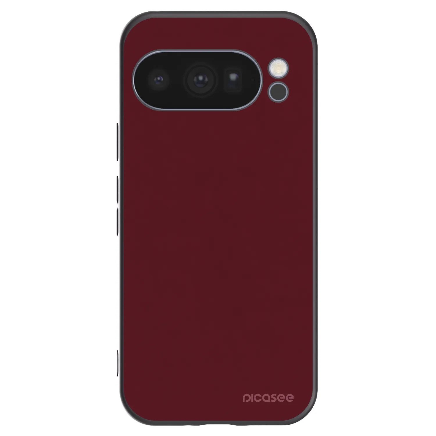 Picasee silikonový černý obal pro Google Pixel 10 Pro - Burgundy red
