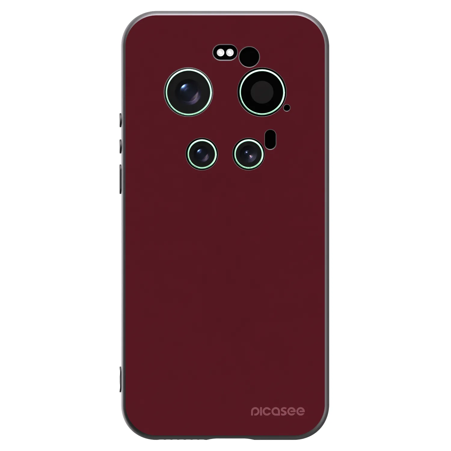 Picasee silikonový černý obal pro Xiaomi 17 Ultra - Burgundy red