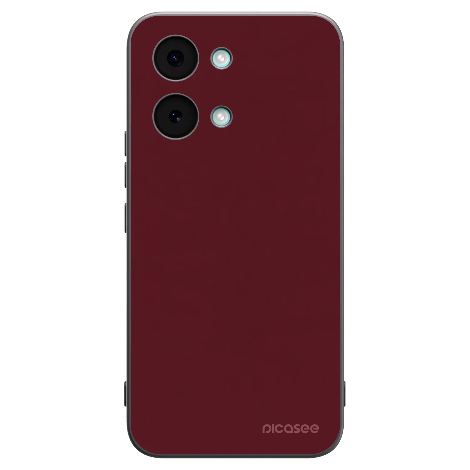Picasee silikonový černý obal pro Xiaomi Poco X8 Pro Max - Burgundy red