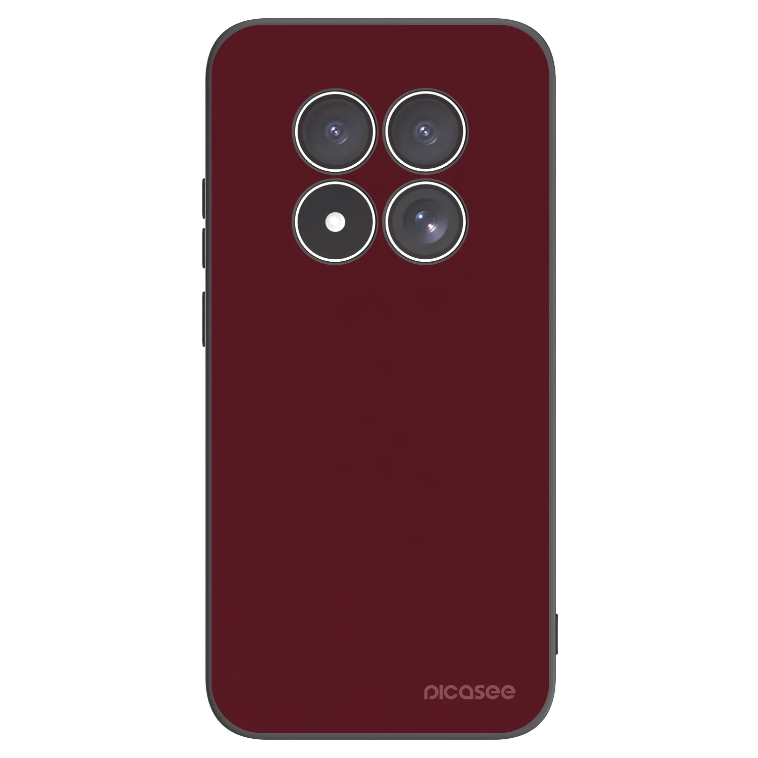 Picasee silikonový černý obal pro Xiaomi Redmi Note 15 Pro 5G - Burgundy red