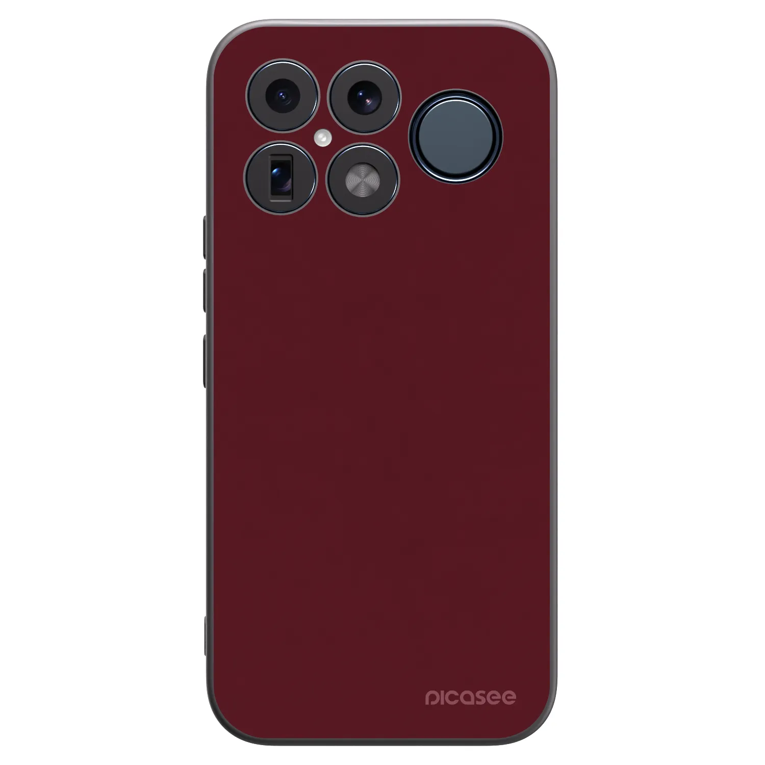 Picasee silikonový černý obal pro Xiaomi Poco F8 Ultra - Burgundy red