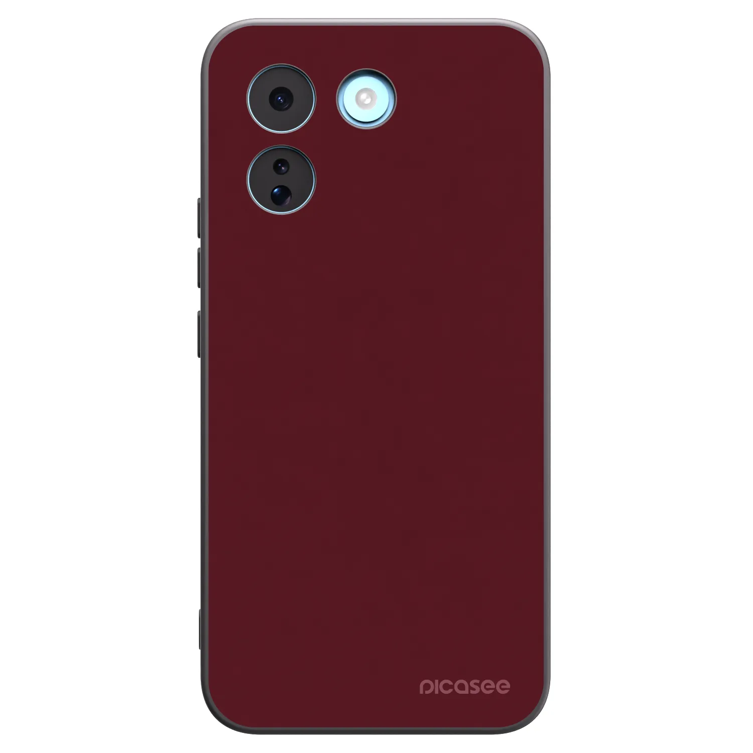 Picasee silikonový černý obal pro Xiaomi Redmi Note 17 Pro MAX 5G - Burgundy red