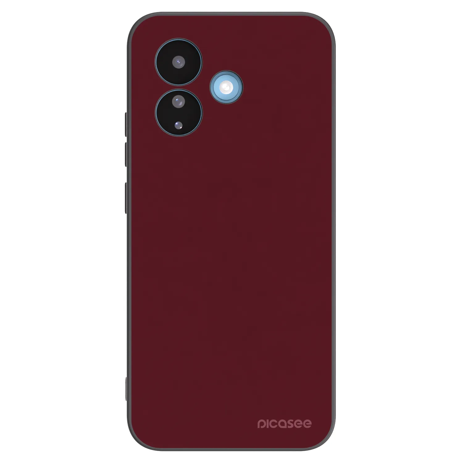 Picasee silikonový černý obal pro Xiaomi Redmi Note 17 Pro 5G - Burgundy red