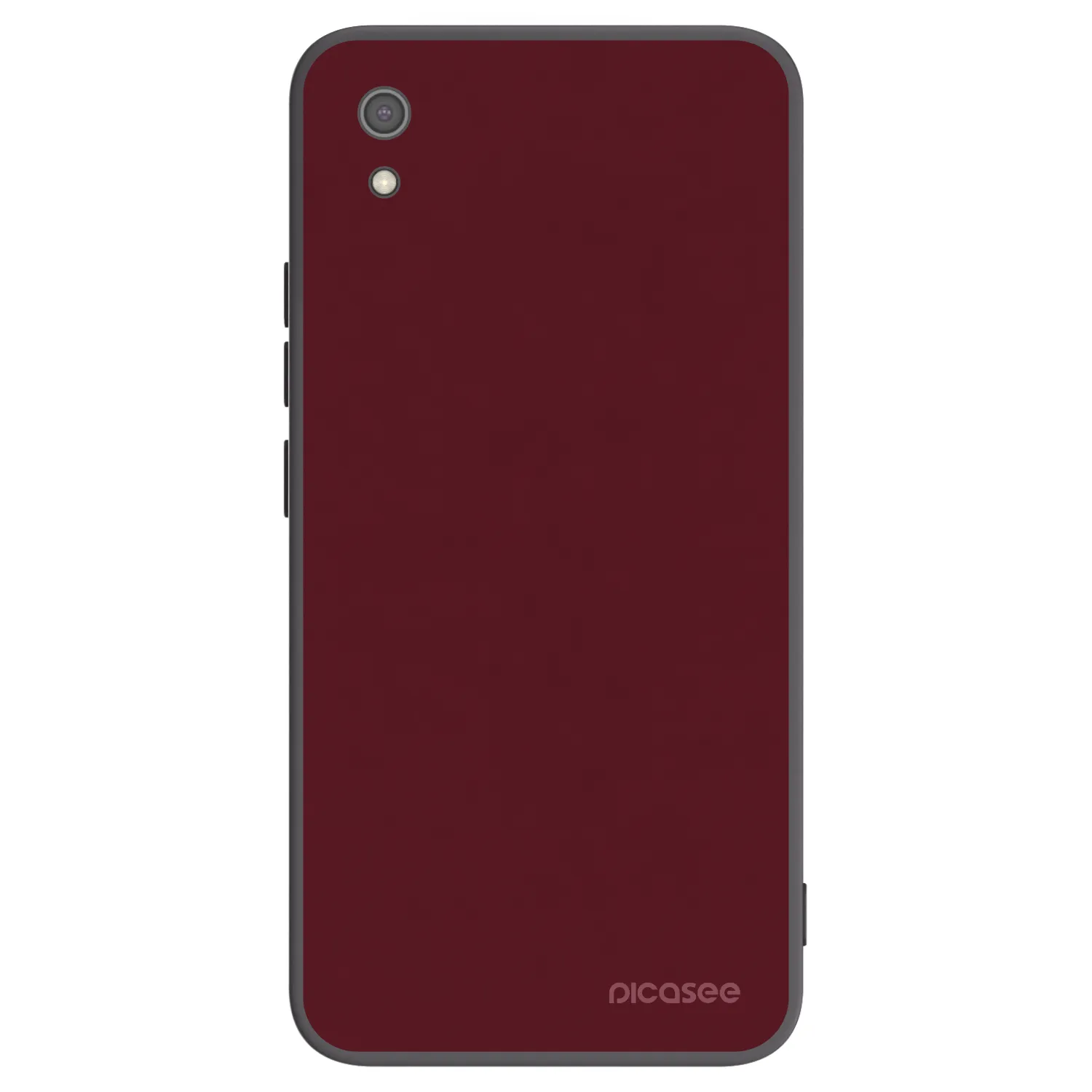 Picasee silikonový černý obal pro Xiaomi Redmi 7A - Burgundy red
