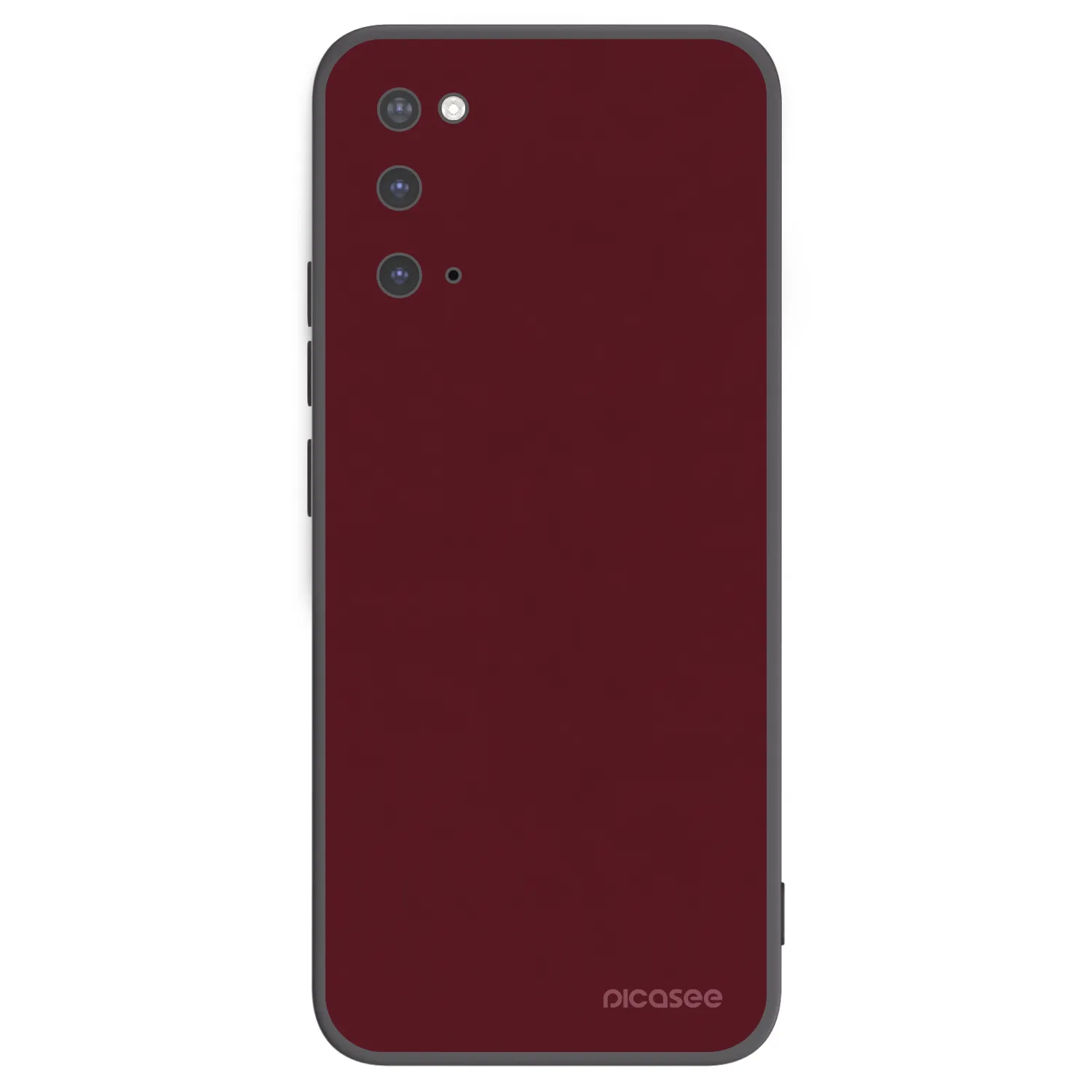 Picasee silikonový černý obal pro Samsung Galaxy S20 G980F - Burgundy red
