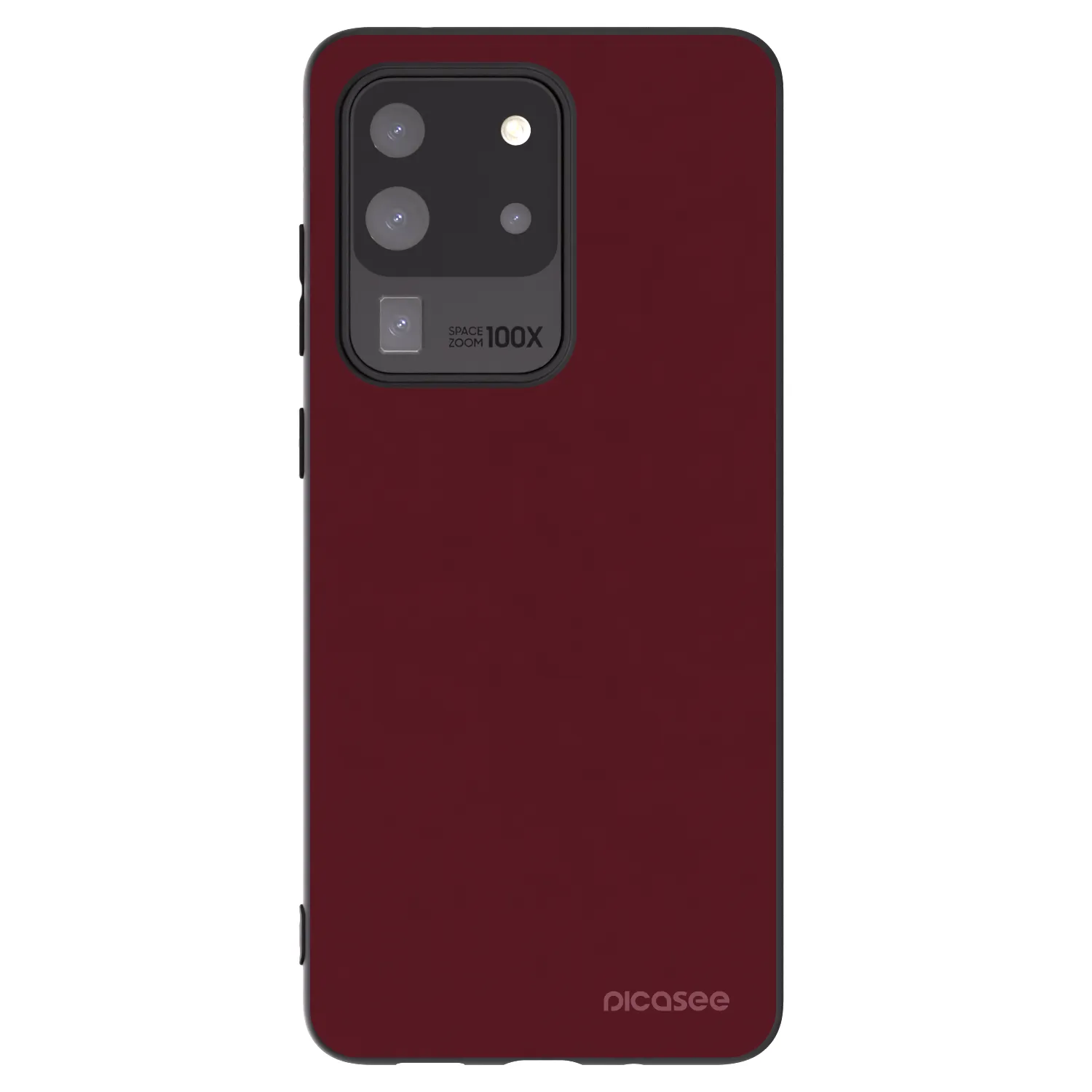 Picasee silikonový černý obal pro Samsung Galaxy S20 Ultra 5G G988F - Burgundy red