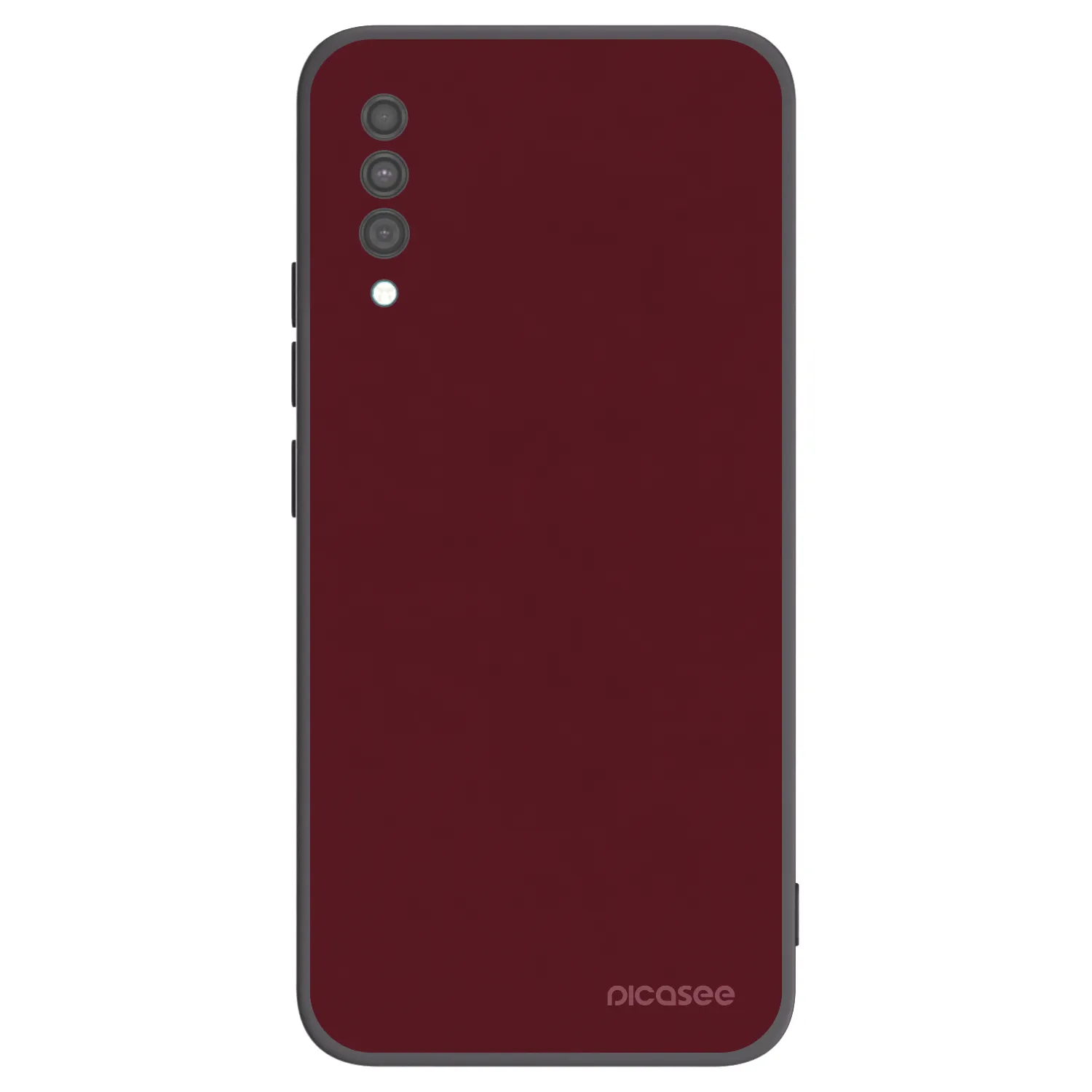 Picasee silikonový černý obal pro Samsung Galaxy A30s A307F - Burgundy red