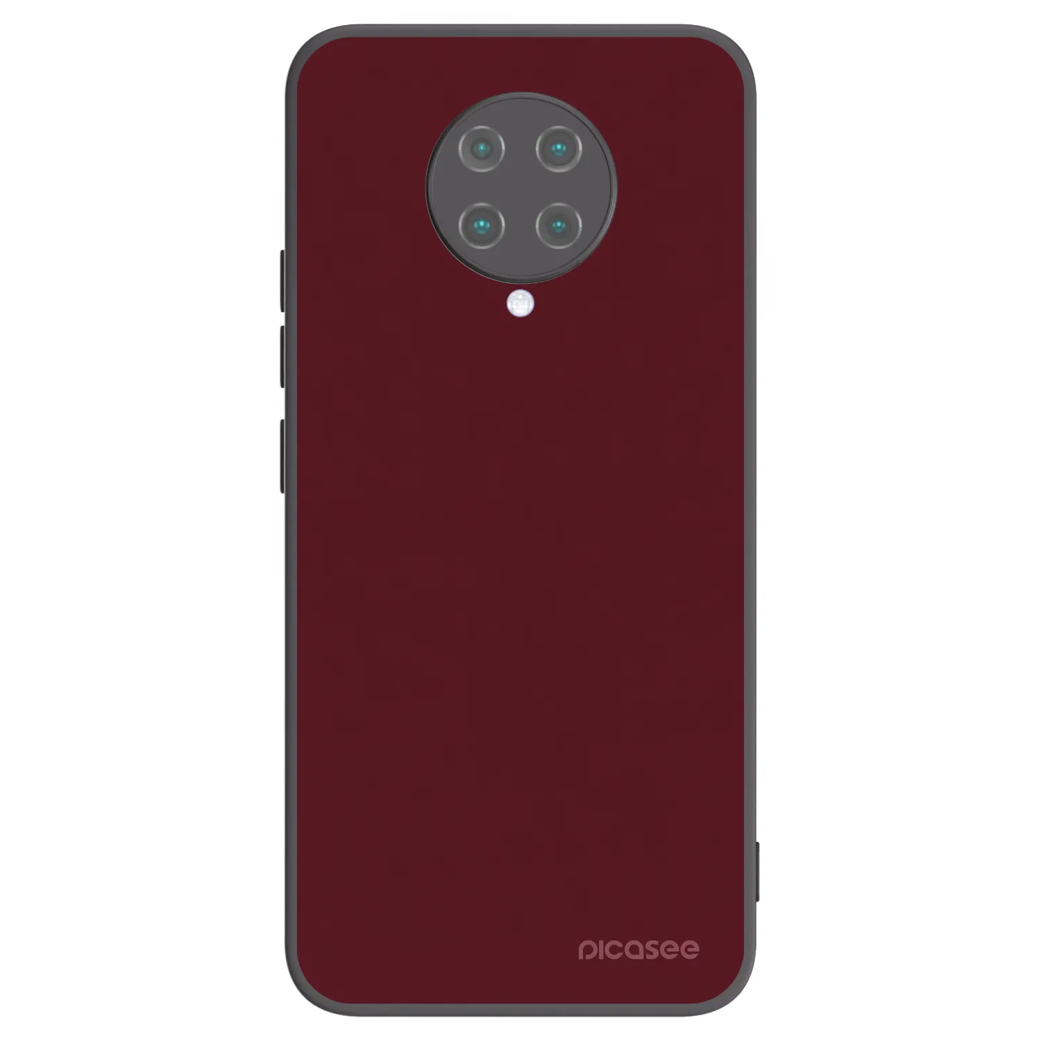 Picasee silikonový černý obal pro Xiaomi Poco F2 Pro - Burgundy red