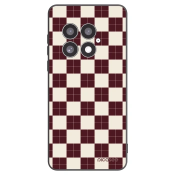 Picasee silikonový černý obal pro OnePlus 13 5G - Checked Away