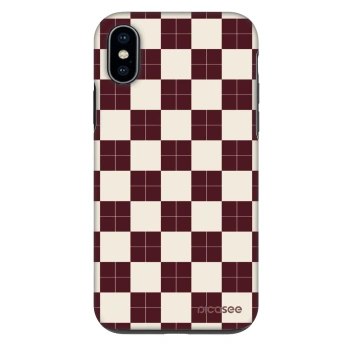 Obal pro Apple iPhone X/XS - Checked Away