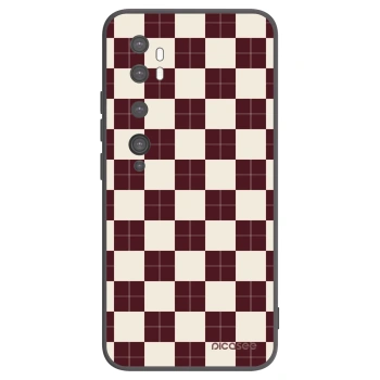 Picasee silikonový černý obal pro Xiaomi Mi Note 10 (Pro) - Checked Away