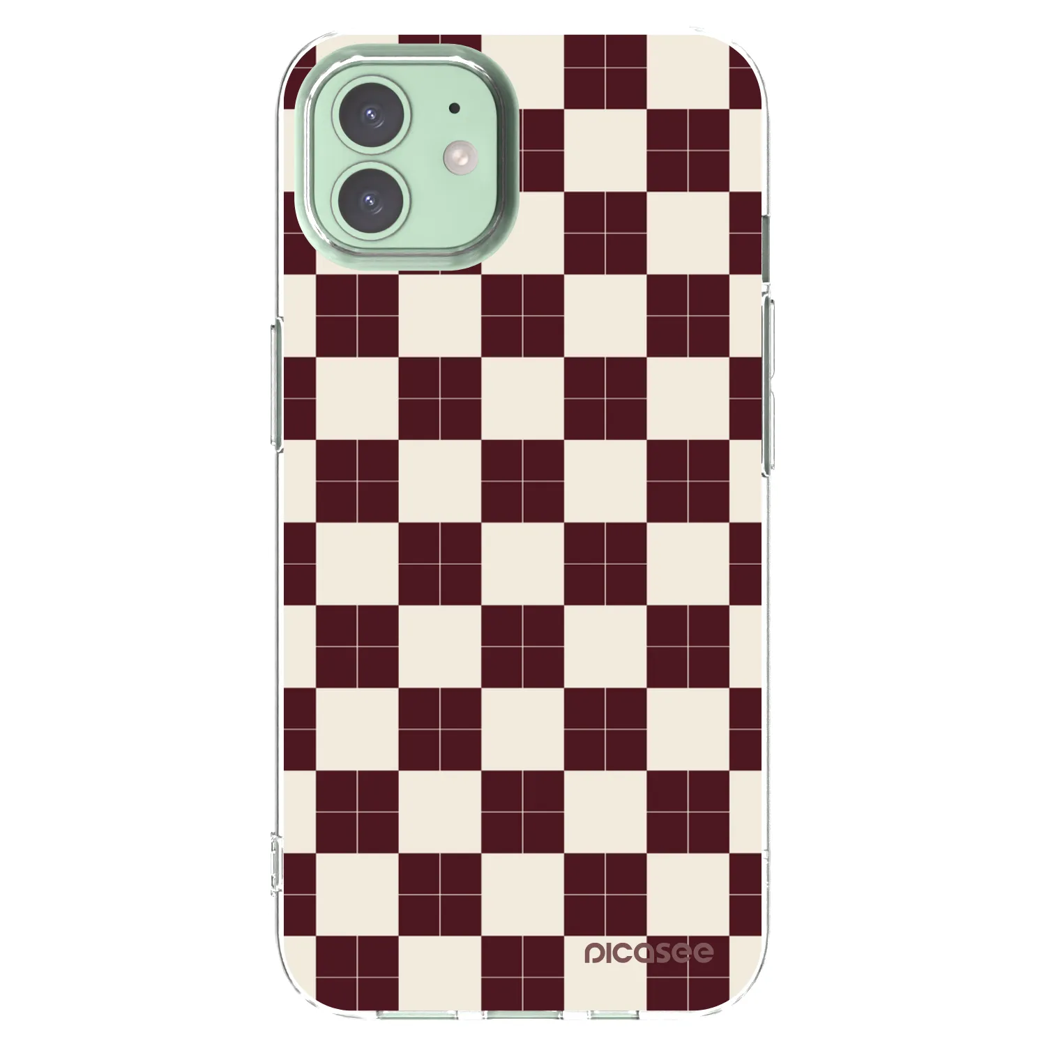 Picasee silikonový průhledný obal pro Apple iPhone 12 - Checked Away