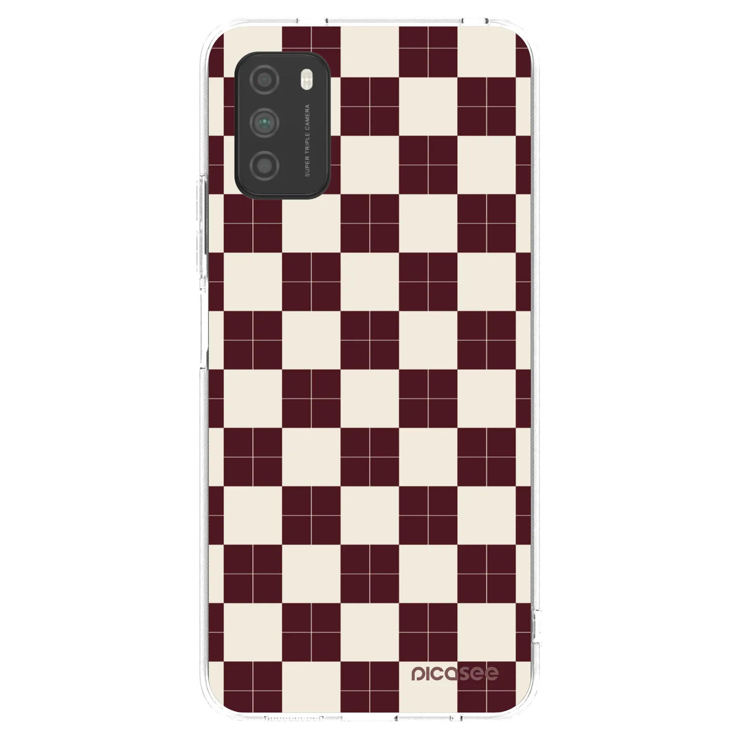 Picasee silikonový průhledný obal pro Xiaomi Poco M3 - Checked Away