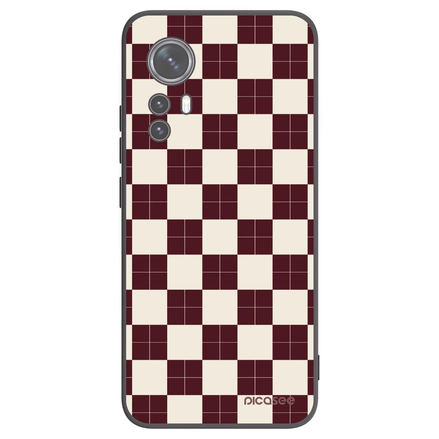 Picasee silikonový černý obal pro Xiaomi 12X - Checked Away