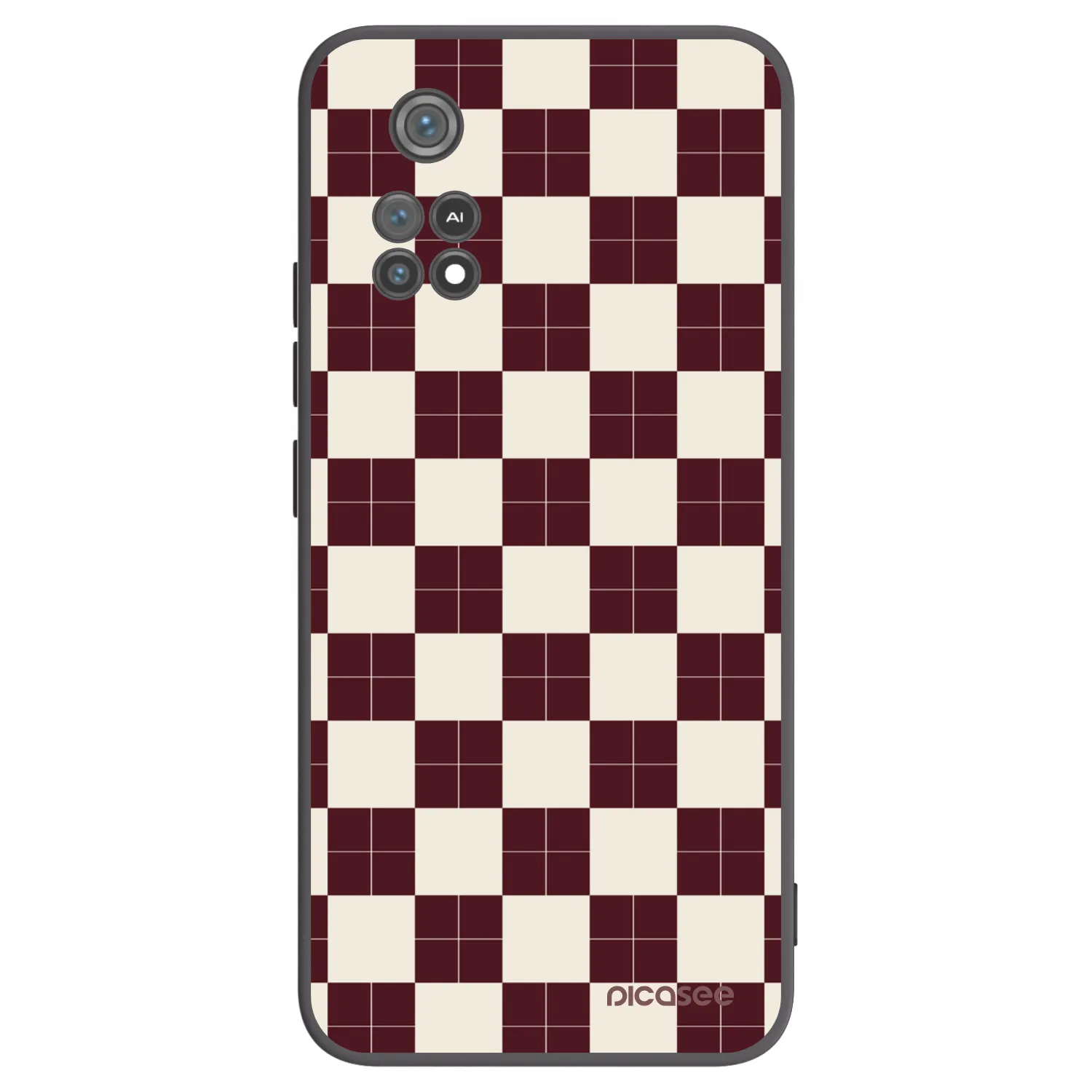 Picasee silikonový černý obal pro Xiaomi Poco M4 Pro - Checked Away