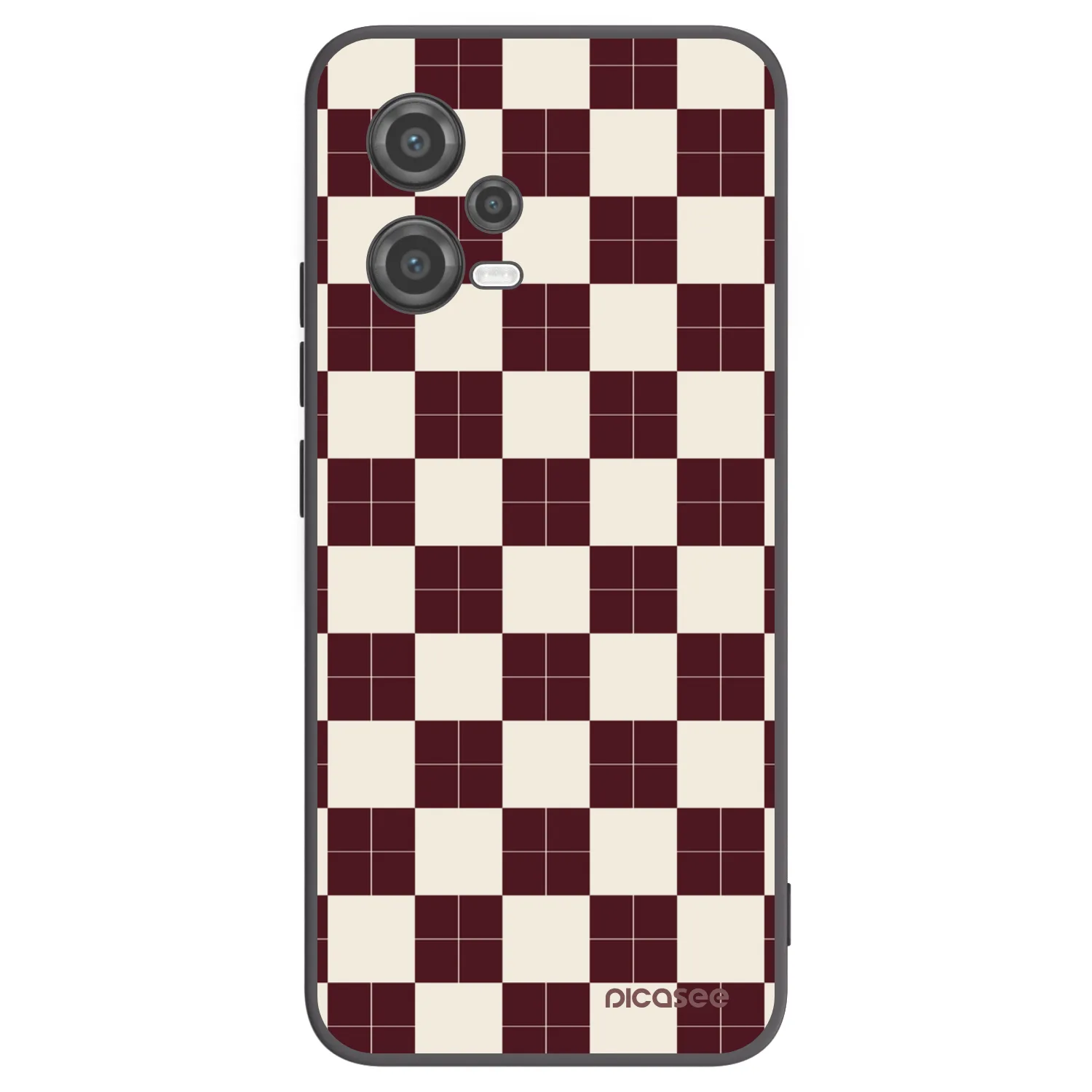 Picasee silikonový černý obal pro Xiaomi Poco X5 - Checked Away