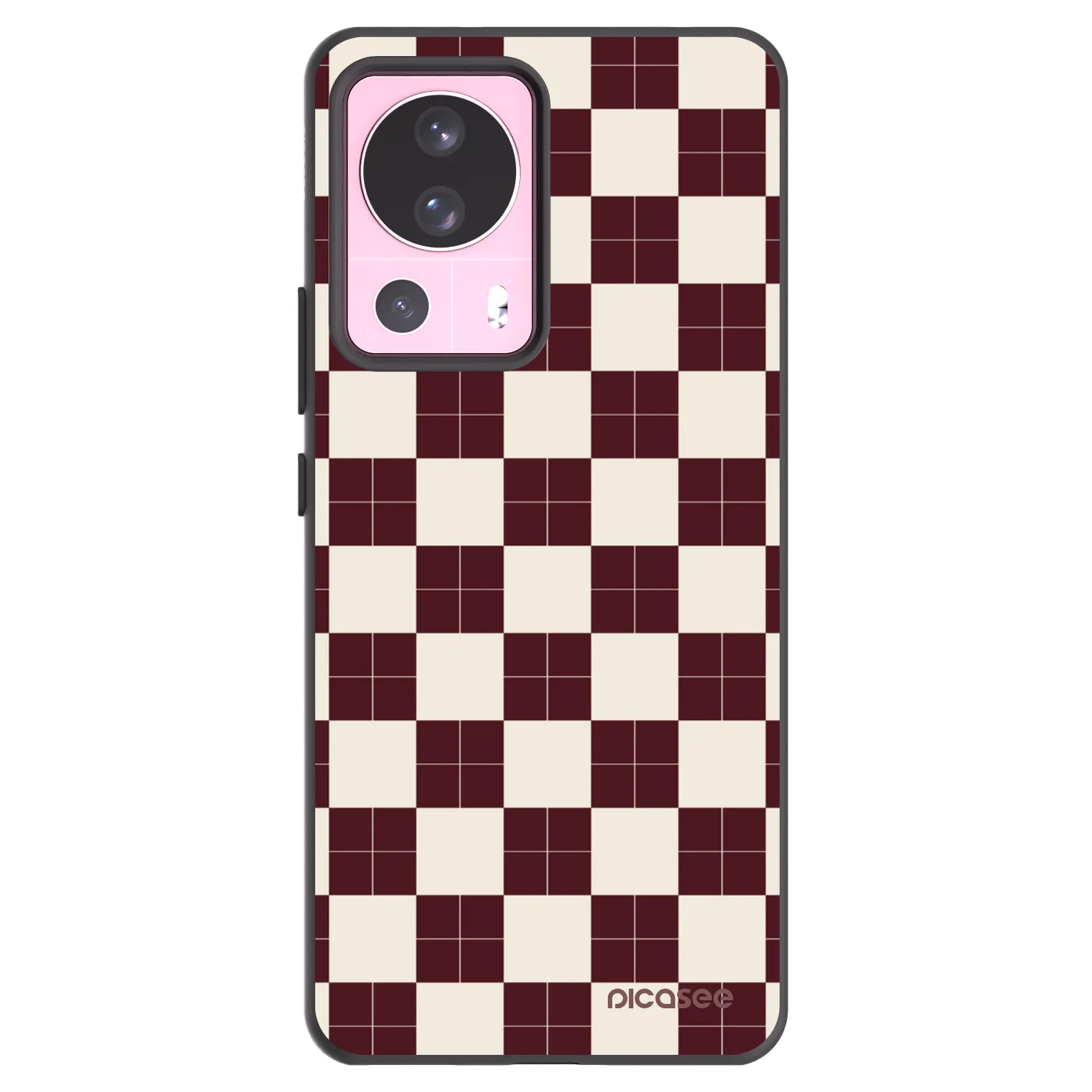 Picasee silikonový černý obal pro Xiaomi 13 Lite - Checked Away