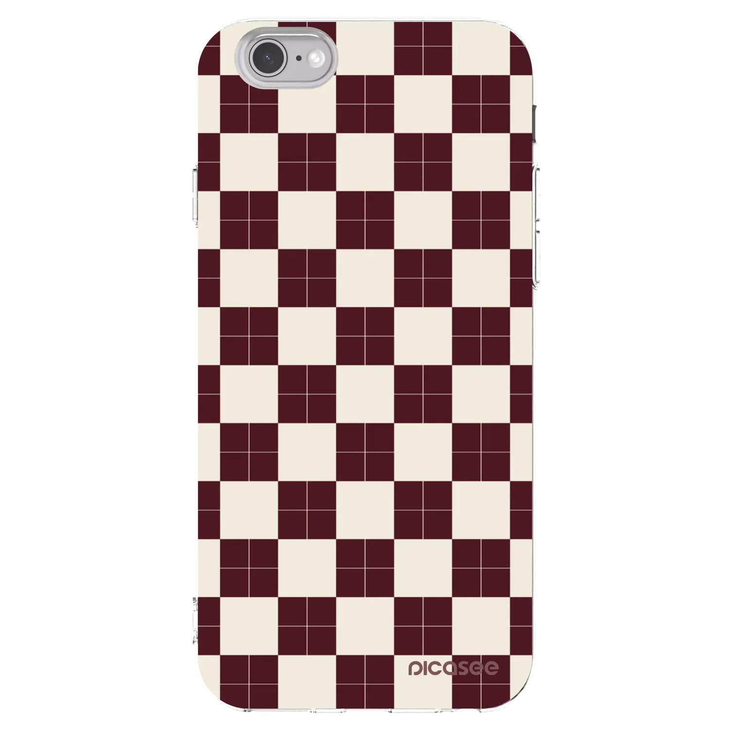 Picasee silikonový průhledný obal pro Apple iPhone 6/6S - Checked Away