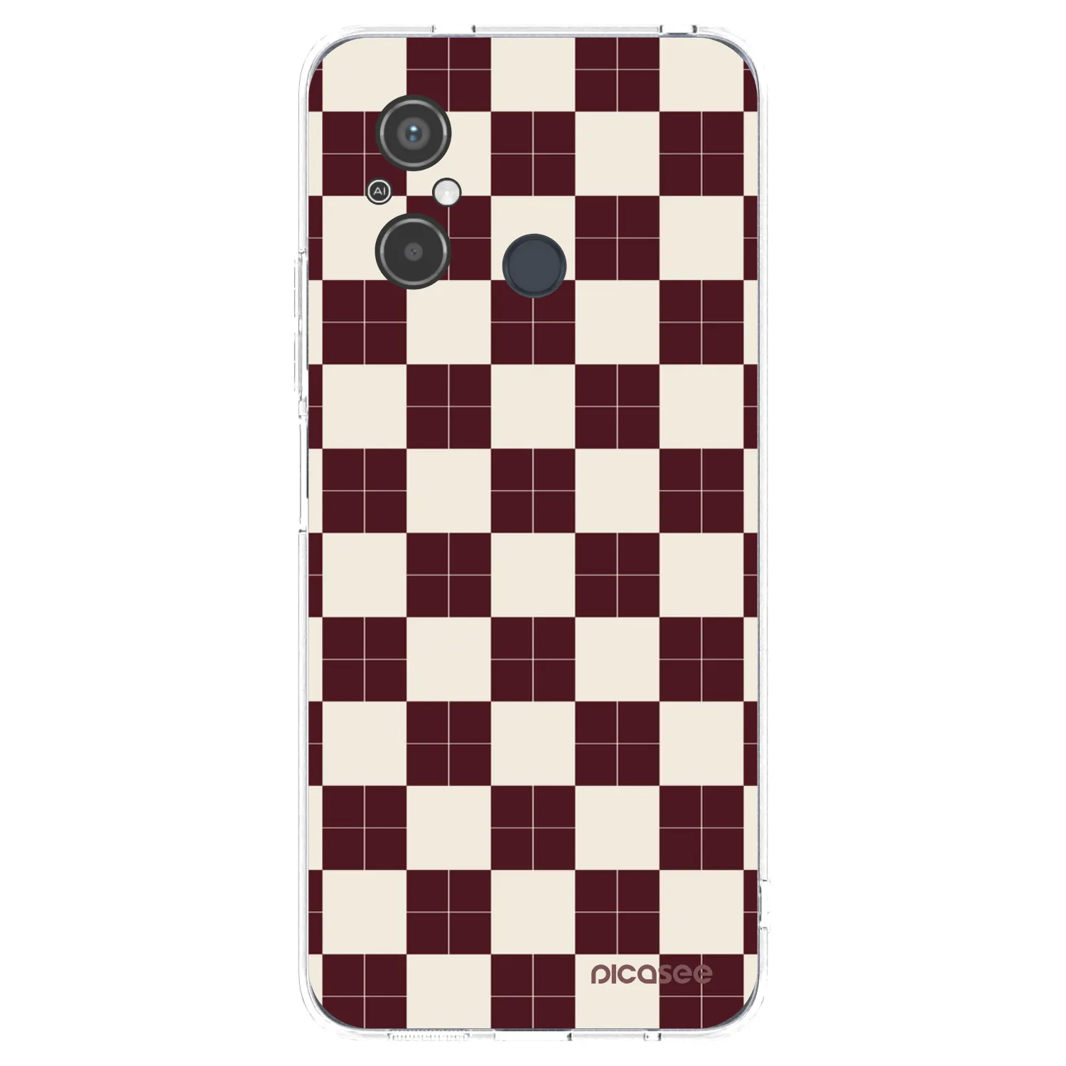 Picasee silikonový průhledný obal pro Xiaomi Redmi 12C - Checked Away